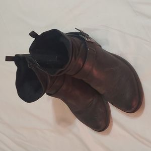 Torrid buckle boots in black 9W